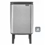 Trash bin BRABANTIA BO 4L Matte Steel Fingerprint Proof — 4 liter stainless steel pedal bin