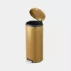Waste container Brabantia 238765 Round Steel Gold Diameter 29.3 cm Depth 380 mm Height 679 mm