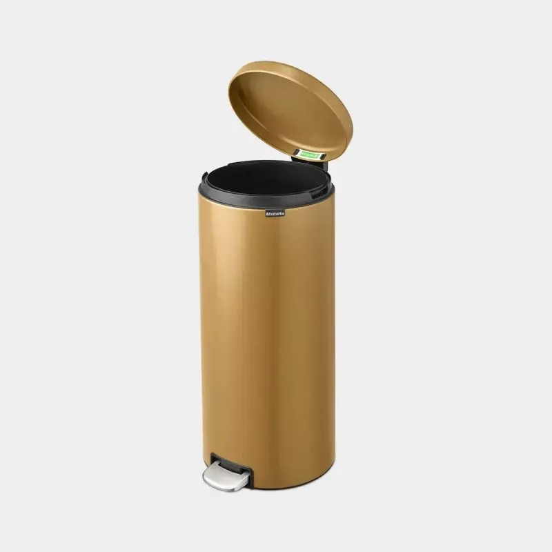 Waste container Brabantia 238765 Round Steel Gold Diameter 29.3 cm Depth 380 mm Height 679 mm