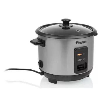 Rice cooker Tristar RK-6146 — 1 L capacity, 400 W, black/silver