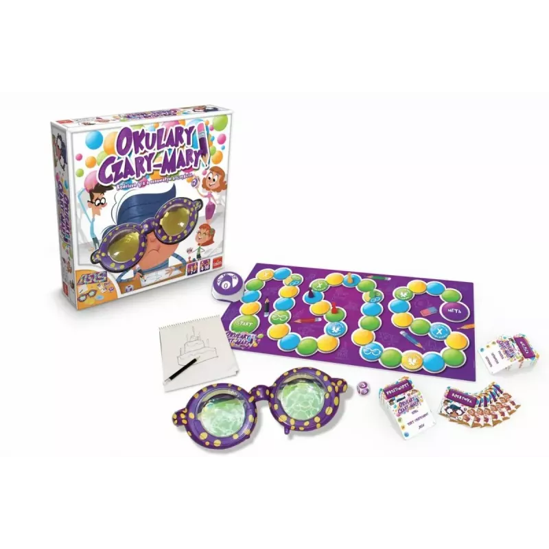 Goliath Spell‑Mary Glasses — board game accessory set, card-based party game component