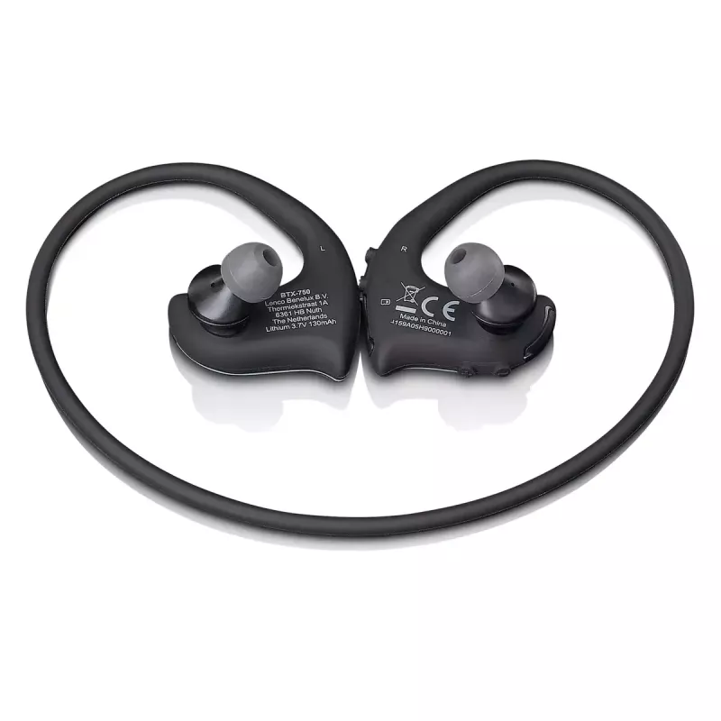 Headphones Lenco BTX-750BK Wireless In-ear Sports