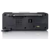 Clock radio Lenco CR540BK — FM alarm clock, 1.2 inch LED display, dimmable night light, USB charging, stereo speakers