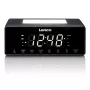 Clock radio Lenco CR540BK — FM alarm clock, 1.2 inch LED display, dimmable night light, USB charging, stereo speakers