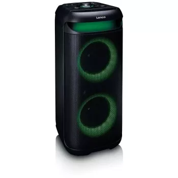 Portable speaker Lenco PA-210BK — black, battery-powered, compact PA unit