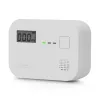 Carbon monoxide detector Alecto COA3910 — electrochemical CO sensor, battery-powered, white, 110×78×37 mm