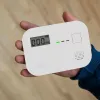Carbon monoxide detector Alecto COA3910 — electrochemical CO sensor, battery-powered, white, 110×78×37 mm