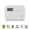 Carbon monoxide detector Alecto COA3910 — electrochemical CO sensor, battery-powered, white, 110×78×37 mm