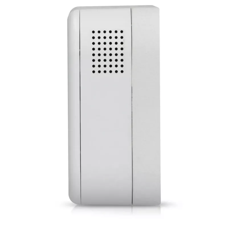 Carbon monoxide detector Alecto COA3910 — electrochemical CO sensor, battery-powered, white, 110×78×37 mm