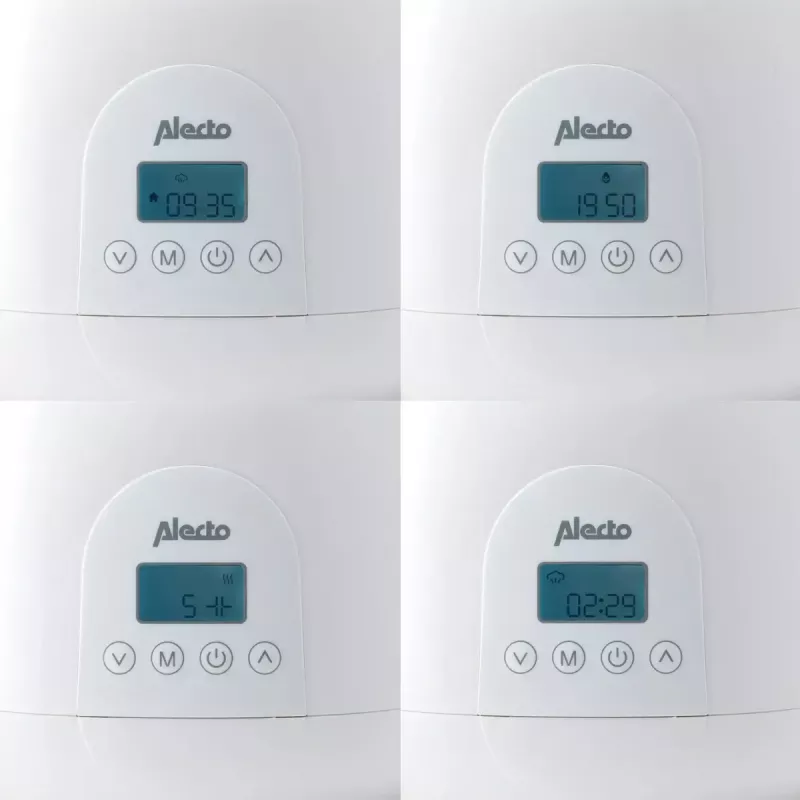 Bottle warmer Alecto BW700TWIN — twin 3-in-1 electric bottle warmer, 512 W, 230 V, white