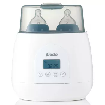 Bottle warmer Alecto BW700TWIN — twin 3-in-1 electric bottle warmer, 512 W, 230 V, white
