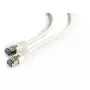 Network cable Gembird Cat6 F/UTP (FTP) 0.25 m, RJ-45 to RJ-45, white
