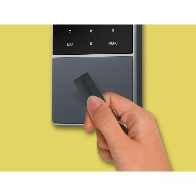 Safescan TM—818 MC Black Chip token Fingerprint Password Proximity card