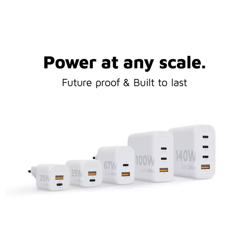 Indoor Charger Xtorm 100W GaN² Ultra Wall Charger Fast Charging 2 USB-C