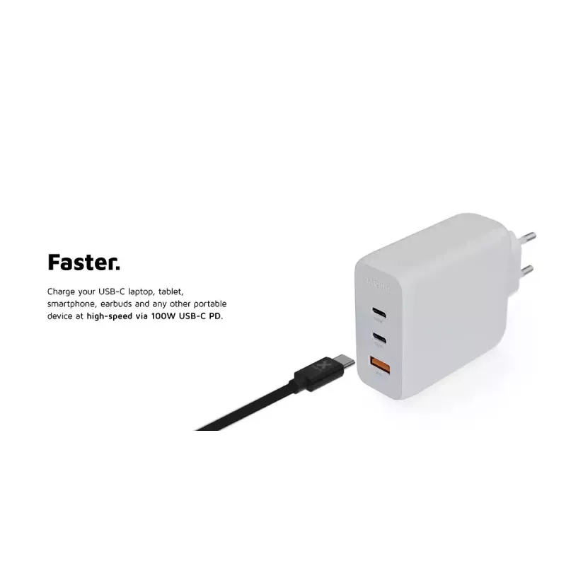 Indoor Charger Xtorm 100W GaN² Ultra Wall Charger Fast Charging 2 USB-C