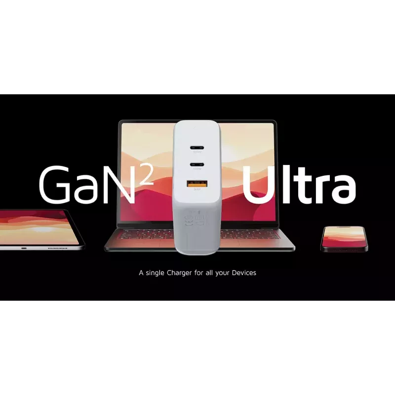 Indoor Charger Xtorm 100W GaN² Ultra Wall Charger Fast Charging 2 USB-C