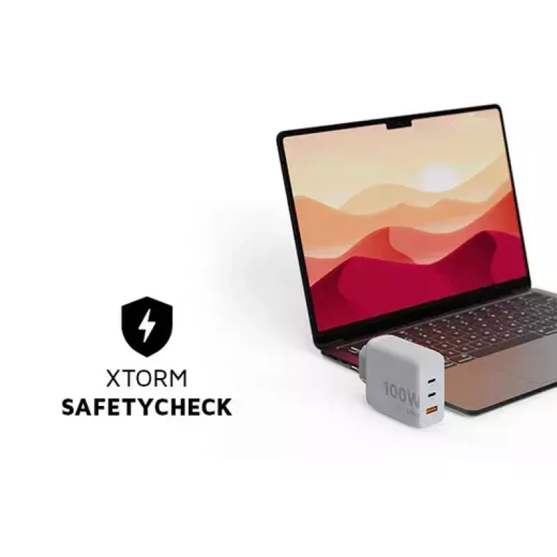 Indoor Charger Xtorm 100W GaN² Ultra Wall Charger Fast Charging 2 USB-C