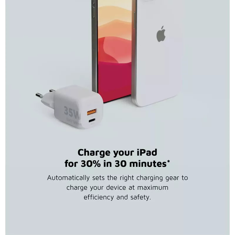 Wall Charger Xtorm 35W GaN² Ultra Indoor USB Type-C Fast Charging White