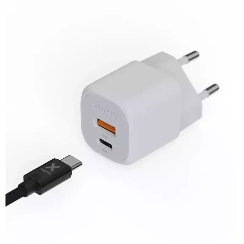 Wall Charger Xtorm 20W GaN² Ultra — 20 W, USB-C, indoor, white