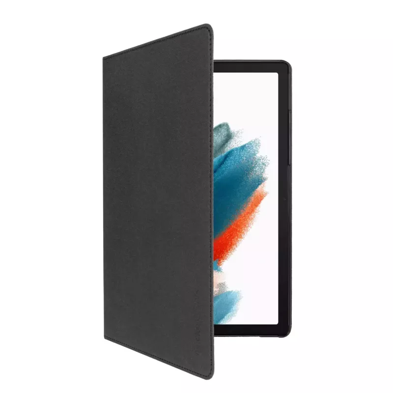 Folio case GeckoCovers for Galaxy Tab A8 (2021) — Easy-Click 2.0, velour and faux leather, stand, 10.5 inch screen