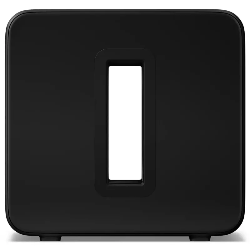Active subwoofer Sonos Sub 4 Black — Class D amplifier, AC 110–240 V, 40.2×15.8×38.9 cm