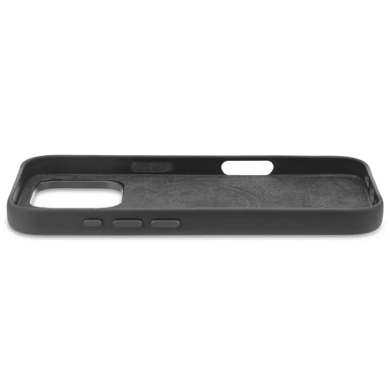 Cover Decoded Leather Case iPhone 16 Pro 6.3 inch Black