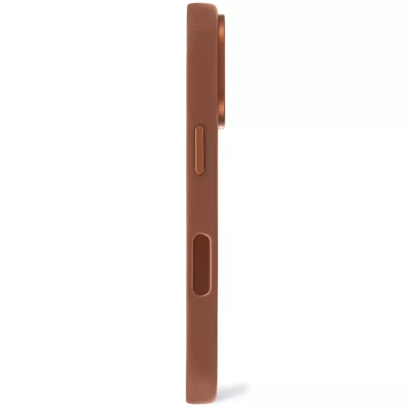 Cover Decoded Leather Case iPhone 16 Pro 6.3 inch Brown