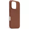 Cover Decoded Leather Case iPhone 16 Pro 6.3 inch Brown