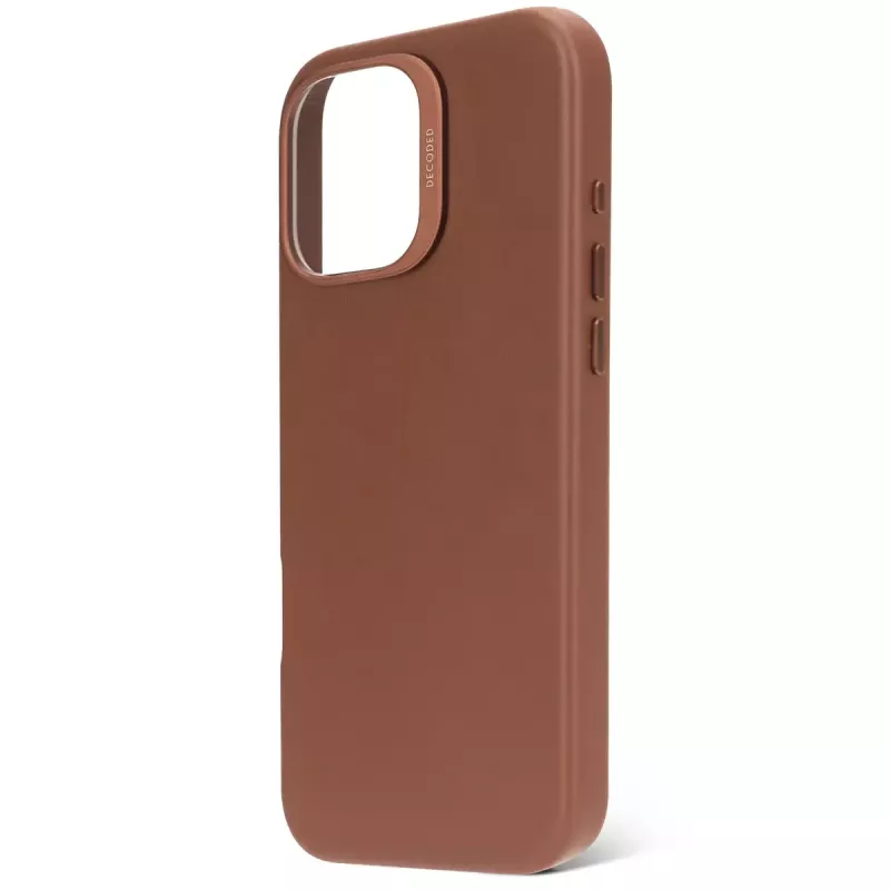 Decoded Leather Case Cover for iPhone 16 Pro Max 17.5 cm Brown