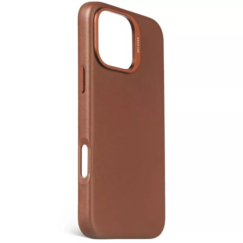Decoded Leather Case Cover for iPhone 16 Pro Max 17.5 cm Brown