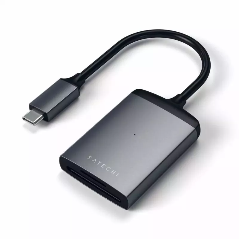 Card reader Satechi ST-TCU3CRM USB 2.0 Type-C — SD, MicroSD, Grey, internal, 312 Mbit/s