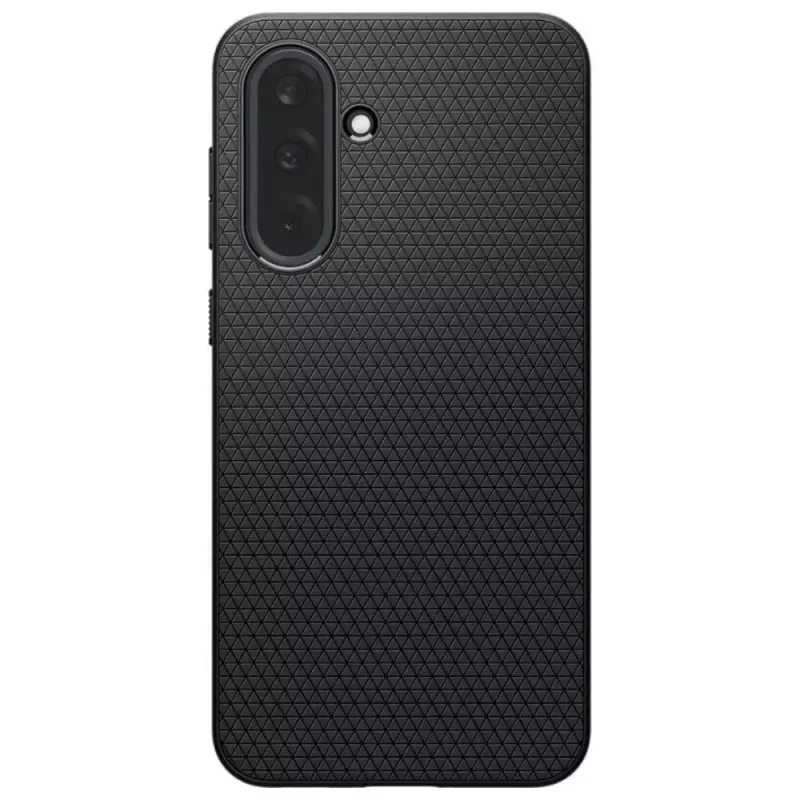 Protective phone case Spigen Liquid Air for Samsung Galaxy A36 5G, matte black