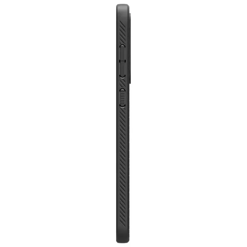 Protective phone case Spigen Liquid Air for Samsung Galaxy A36 5G, matte black