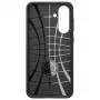 Protective phone case Spigen Liquid Air for Samsung Galaxy A36 5G, matte black