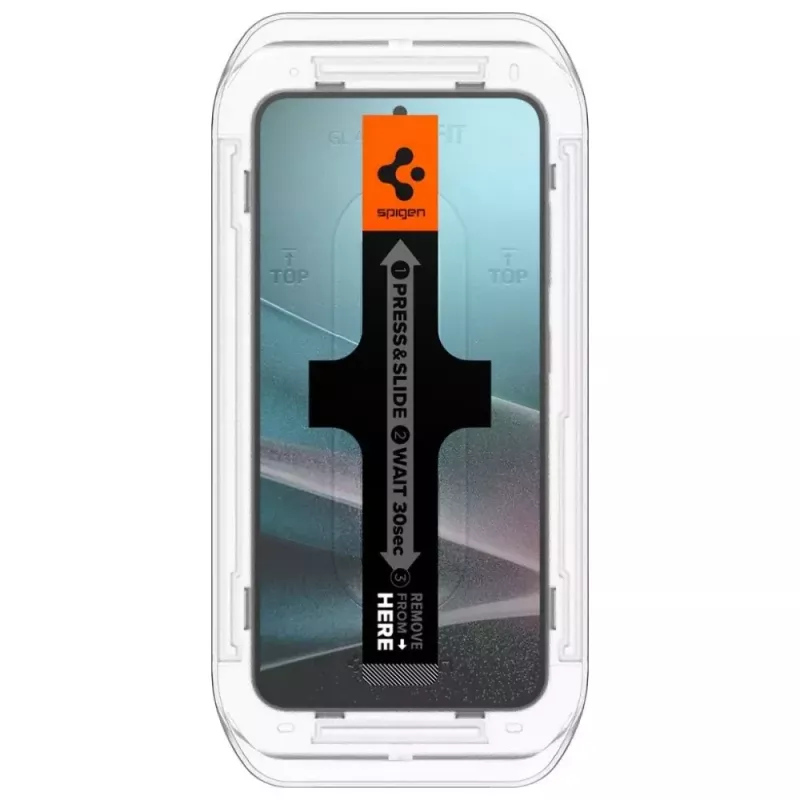Tempered Privacy Glass Screen Protector Spigen Glas.TR EZ FIT HD for Samsung Galaxy S24/S25 — 2 pcs