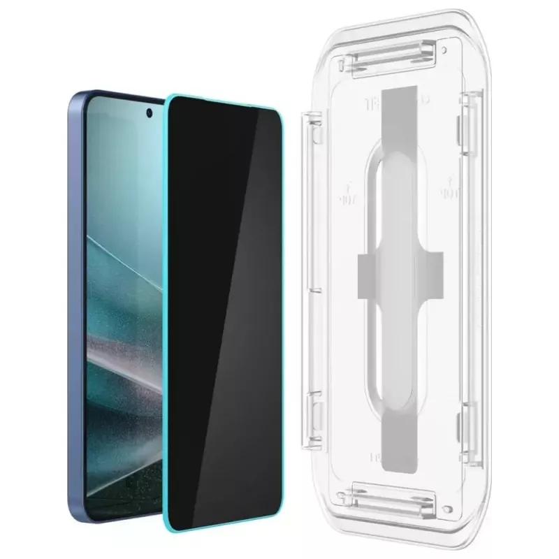 Tempered Privacy Glass Screen Protector Spigen Glas.TR EZ FIT HD for Samsung Galaxy S24/S25 — 2 pcs