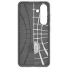 Protective phone case Spigen Liquid Air for Galaxy S25 — Marble Grey, slim, shock-absorbing