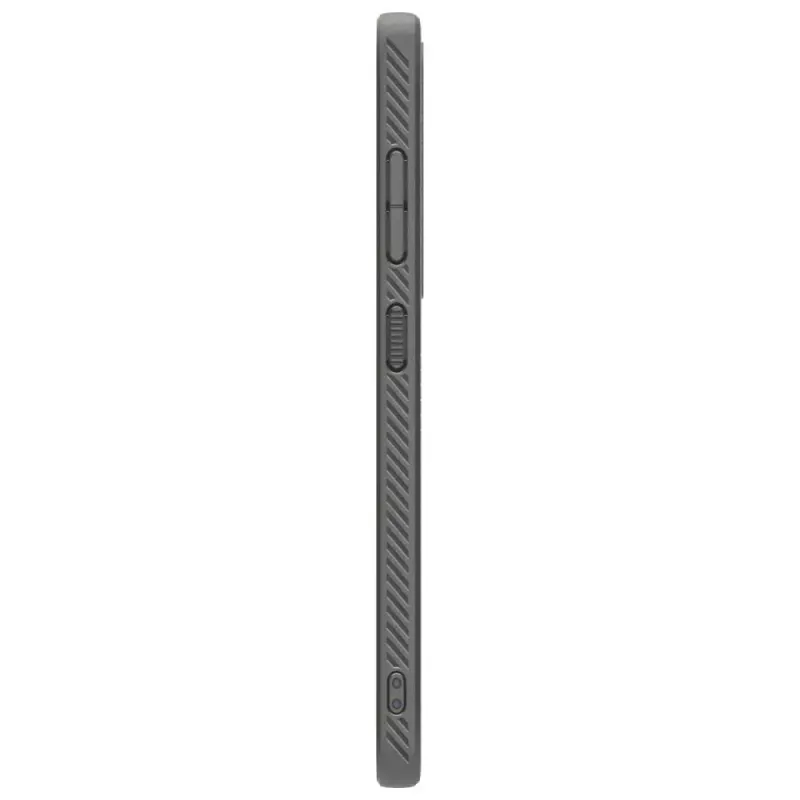 Protective phone case Spigen Liquid Air for Galaxy S25 — Marble Grey, slim, shock-absorbing