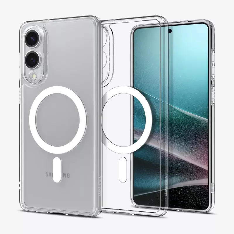 Cover Spigen Galaxy S25 Edge Clear White Transparent 6.7 inch