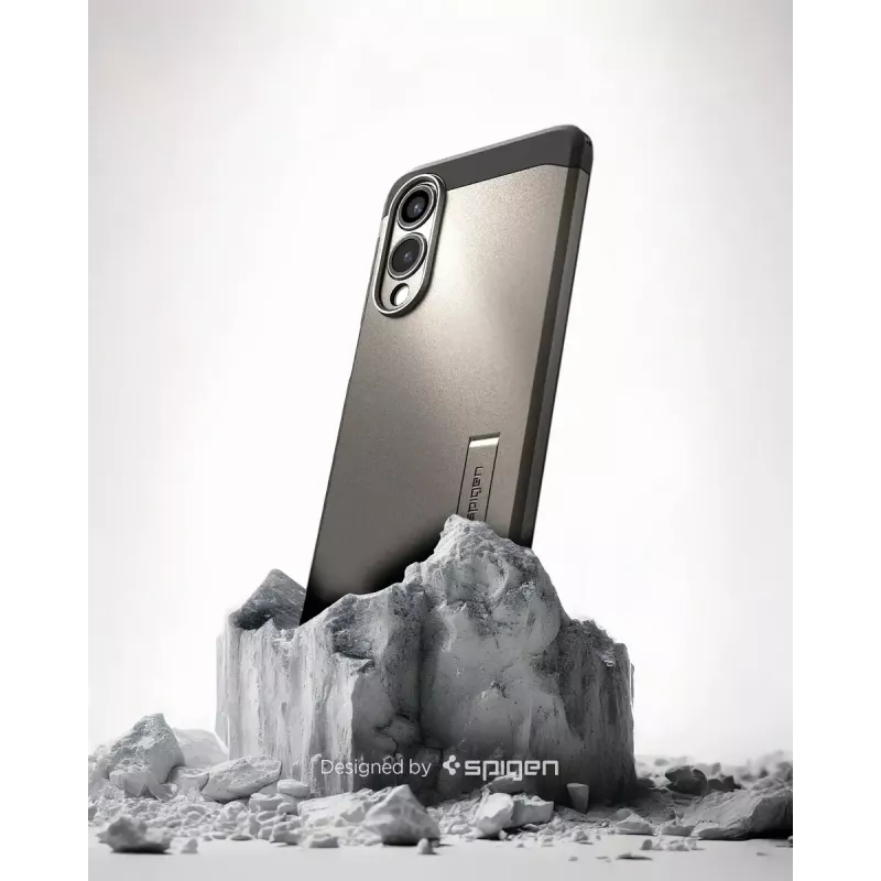Cover Spigen Galaxy S25 Edge Tough Armor AI MagFit Gunmetal