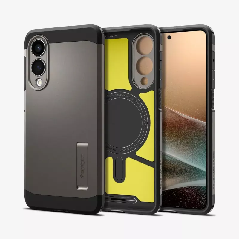 Cover Spigen Galaxy S25 Edge Tough Armor AI MagFit Gunmetal