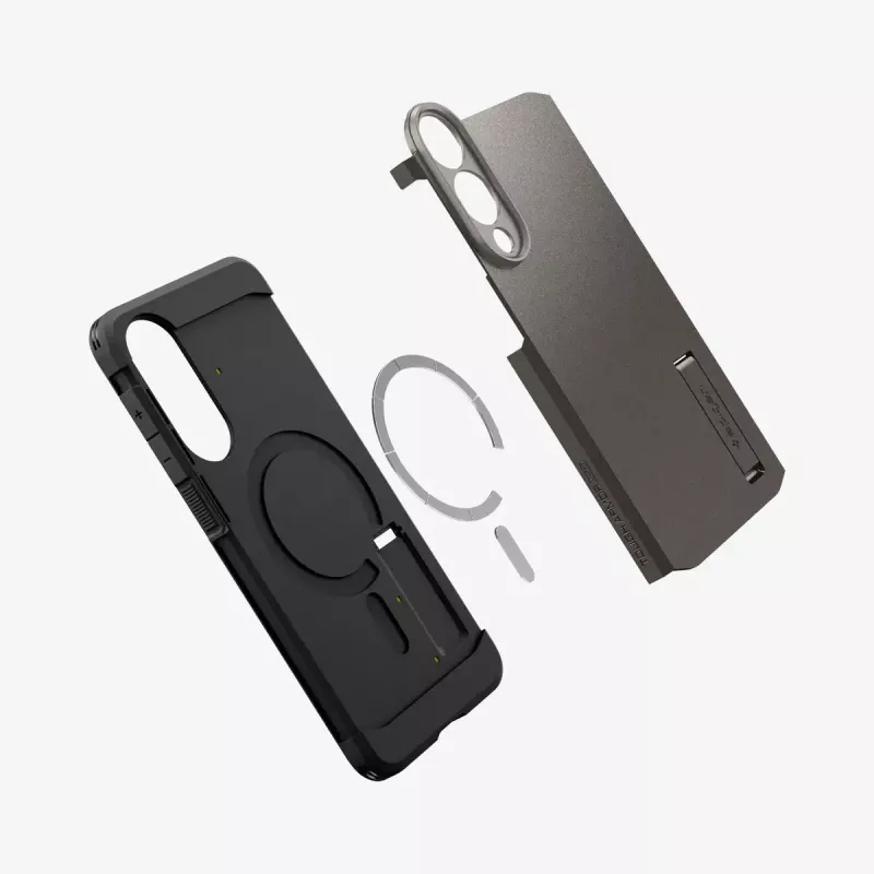 Cover Spigen Galaxy S25 Edge Tough Armor AI MagFit Gunmetal