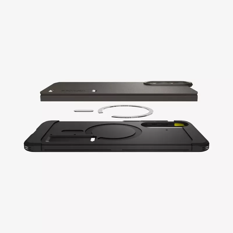 Cover Spigen Galaxy S25 Edge Tough Armor AI MagFit Gunmetal
