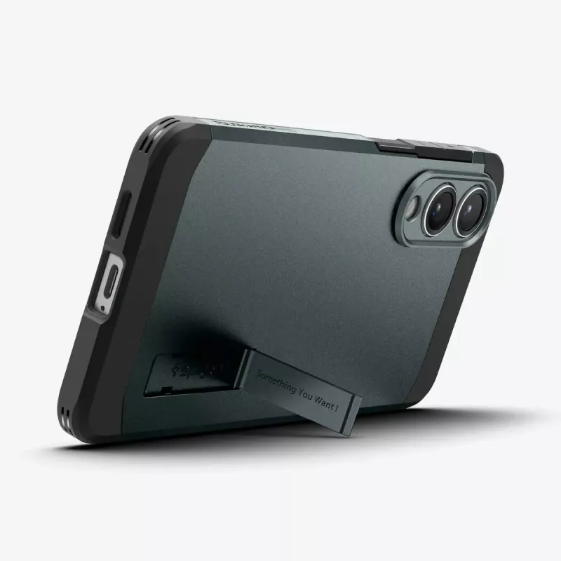 Cover Spigen Galaxy S25 Edge Tough Armor AI Abyss Green