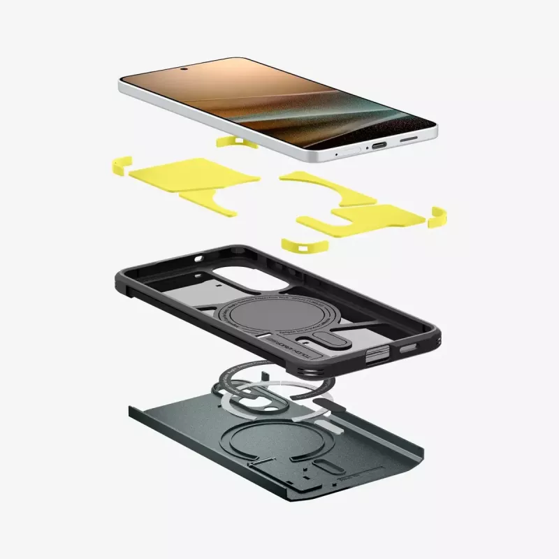 Cover Spigen Galaxy S25 Edge Tough Armor AI Abyss Green
