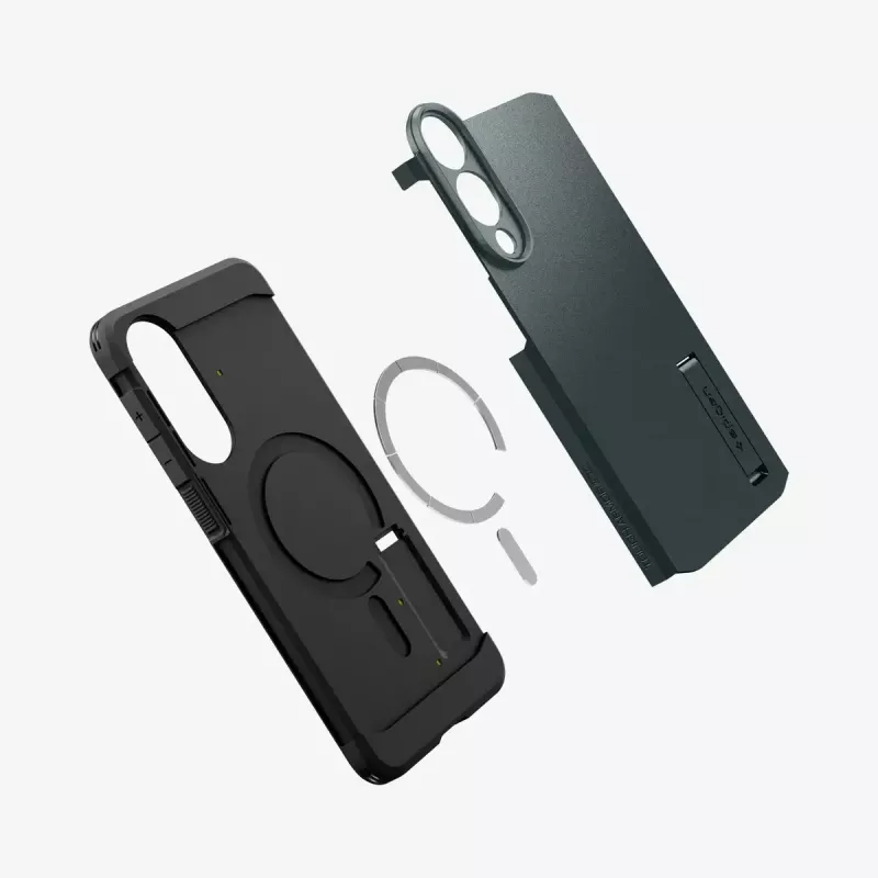 Cover Spigen Galaxy S25 Edge Tough Armor AI Abyss Green