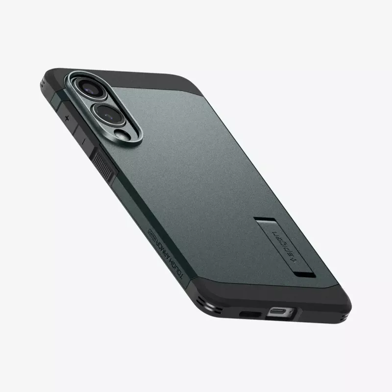 Cover Spigen Galaxy S25 Edge Tough Armor AI Abyss Green