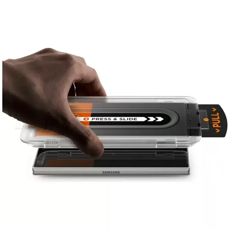 Screen protector Spigen Glas.TR EZ FIT Pro for Samsung Galaxy Z Fold 7 — transparent, 2 pcs