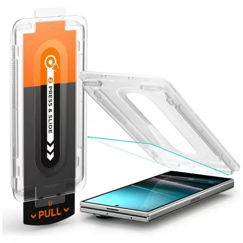 Tempered Glass Screen Protector Spigen Glas.Tr EZ FIT Pro HD for Samsung Galaxy Z Fold7 — Anti-Scratch, Easy Installation
