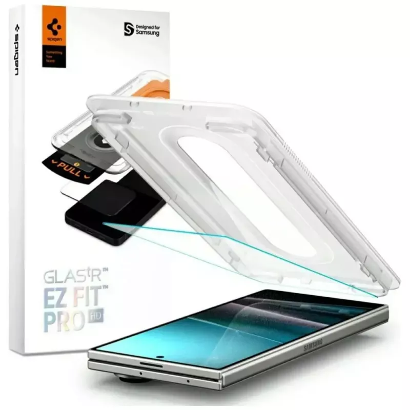 Tempered Glass Screen Protector Spigen Glas.Tr EZ FIT Pro HD for Samsung Galaxy Z Fold7 — Anti-Scratch, Easy Installation